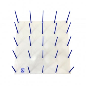 Suporte Para Secagem De Vidrarias Em PP 25 Pecas 50X50 Cm Nalgon 1651 1