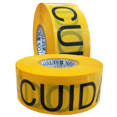 Fita de Isolamento Cuidado 7,6cm x 300m - Reutilizável