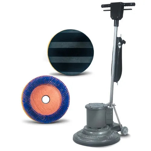 Enceradeira industrial 1/2 hp 350 mm com escova de nylon e suporte - CL350 PLUS 220V