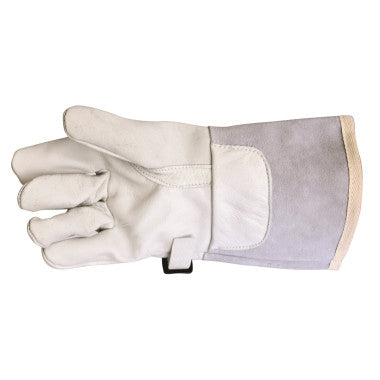 Luva de Segurança em Couro Vaqueta para Proteção