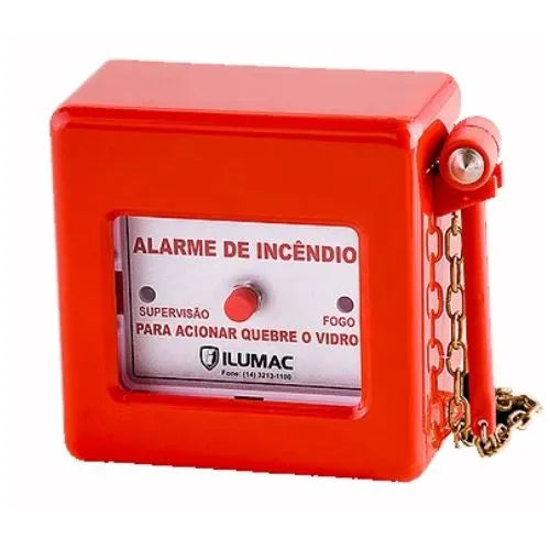 Acionador Manual Convencional Quebra Vidro AM-C Ilumac