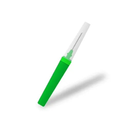 Agulha Coleta De Sangue A Vácuo 25x0,80mm (21G1) Verde Unidade