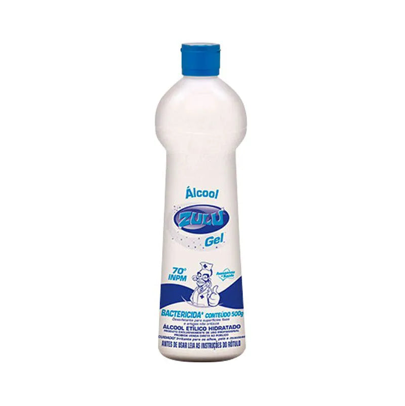 Álcool Gel 70% frasco 500g Zulu
