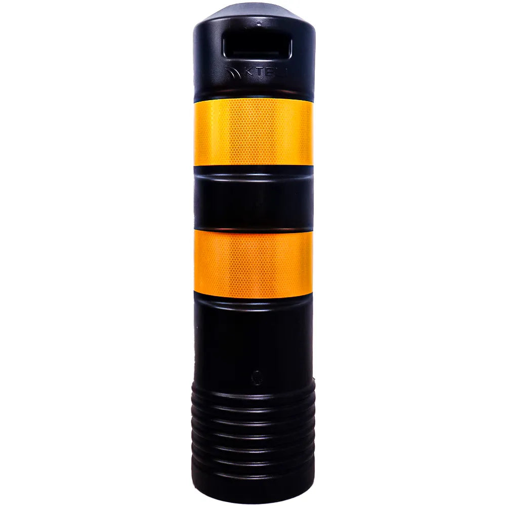 Balizador de Trafego  720MMX280MM Preto e Amarelo