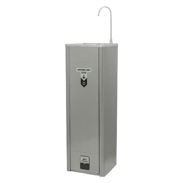Bebedouro Purificador de Pressão  com Acionamento por Pedal Inox 220V