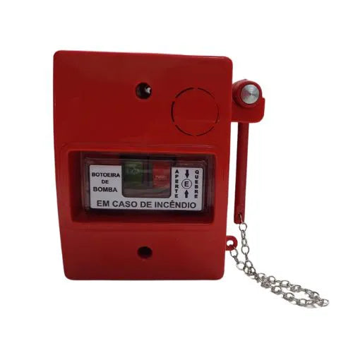 Botoeira Bomba de Incêndio Quebra Vidro