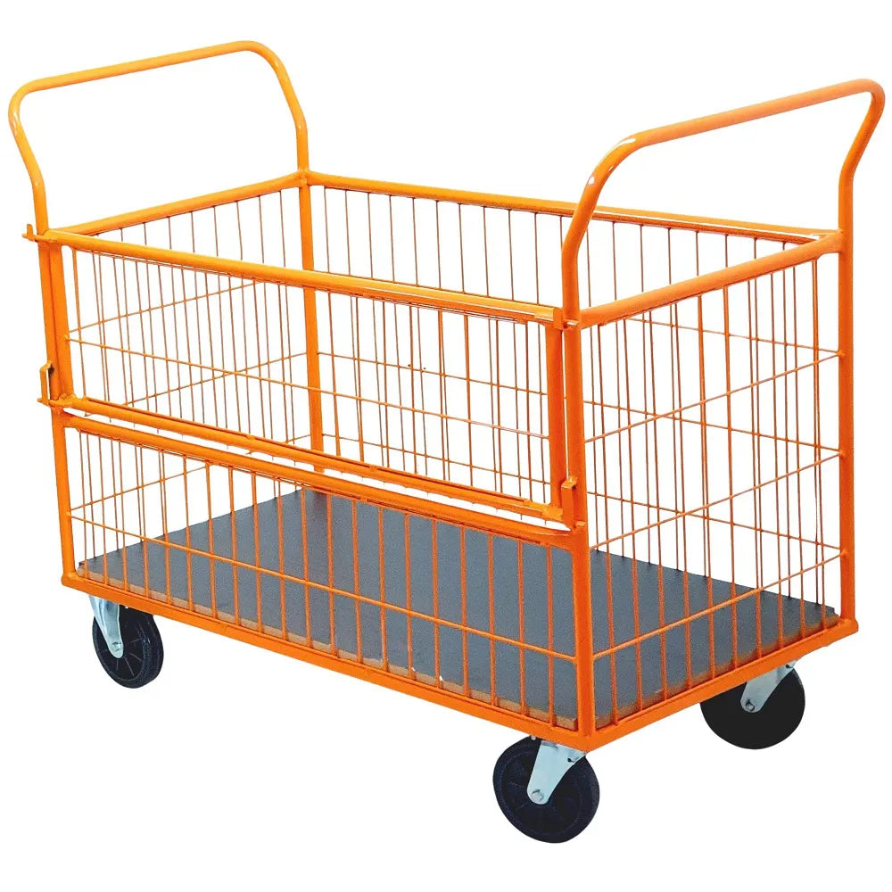 Carrinho Abastecimento Multiuso 350L Chapa MDF