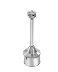 Coletor de cigarros 30 x 95 Aço Inox 10 LITROS