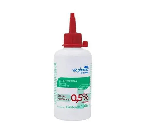 Clorexidina 0,5% Alcóolica Almotolia 100ml - Vic Pharma