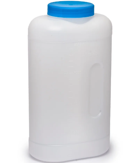 Coletor 24h natural em PE com selo 2000ml