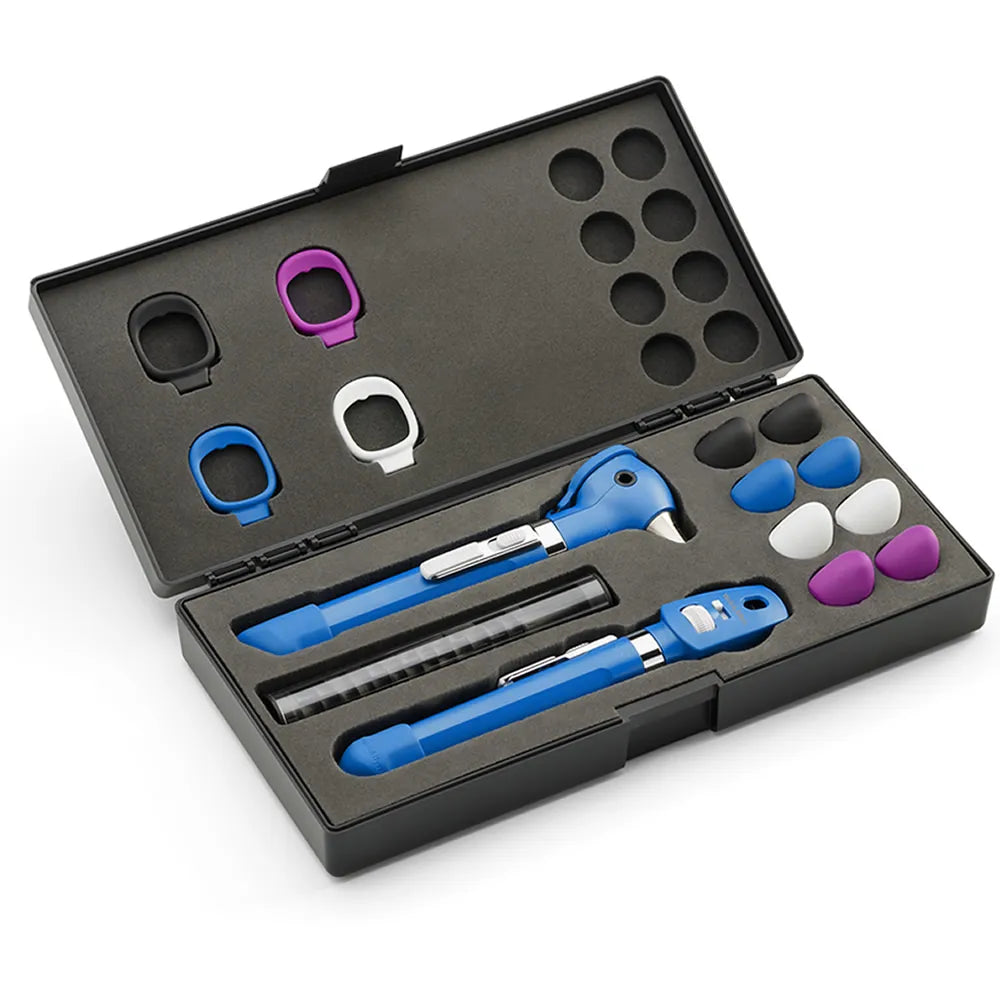 conjunto pocket plus led blue com case 92880blu welch allyn