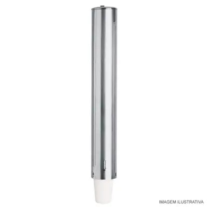 Dispenser para Copo Descartável Água em Aço Inox Globo