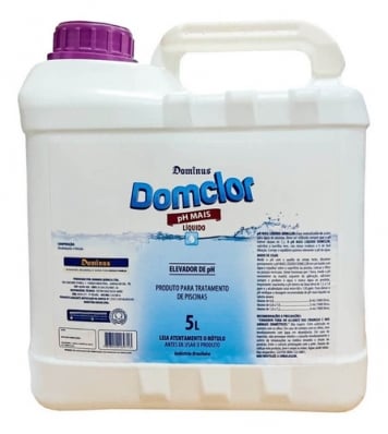 Elevador Ph Líquido Domclor 5L Piscina Substitui Barrilha