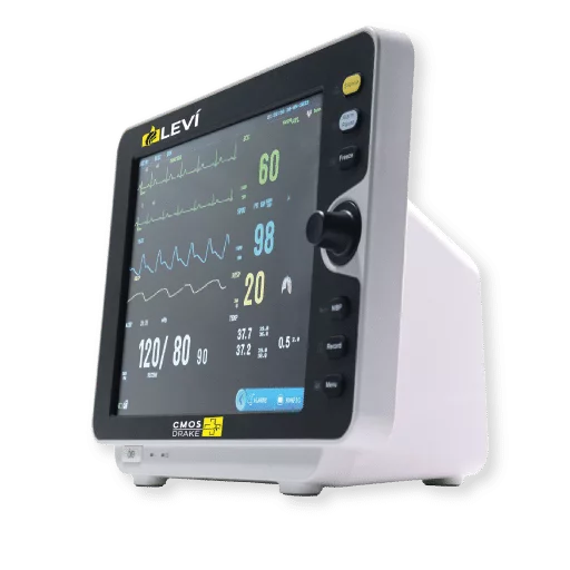 Monitor Cardíaco Hospitalar Leví 12″