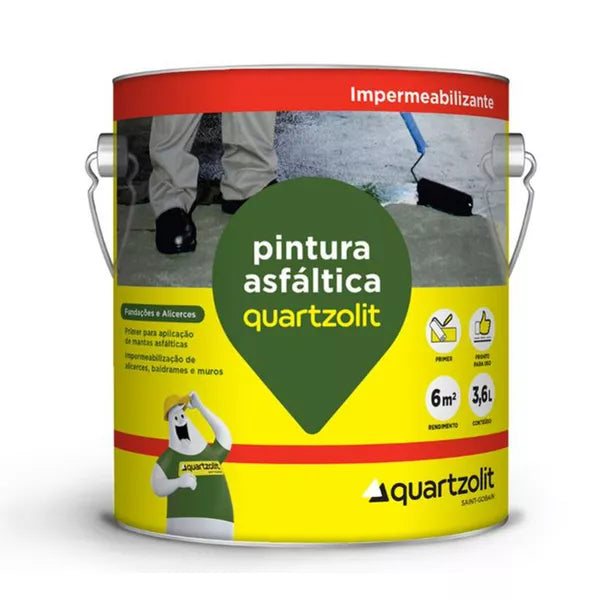 PINTURA ASFALTICA PRETA 3,6L