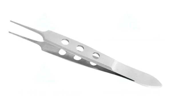 pinça bishop com serrilha reta 8cm abc