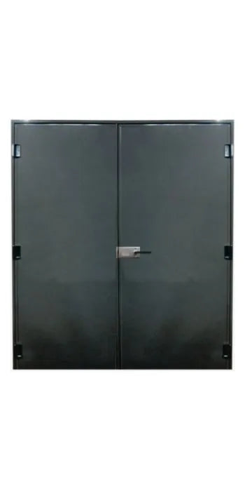 Porta Corta Fogo P90 1,90 x 2,10m (2 folhas) Preta
