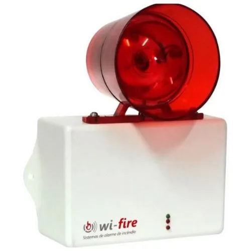 Sirene Audiovisual com roteador Sem Fio (Wireless)