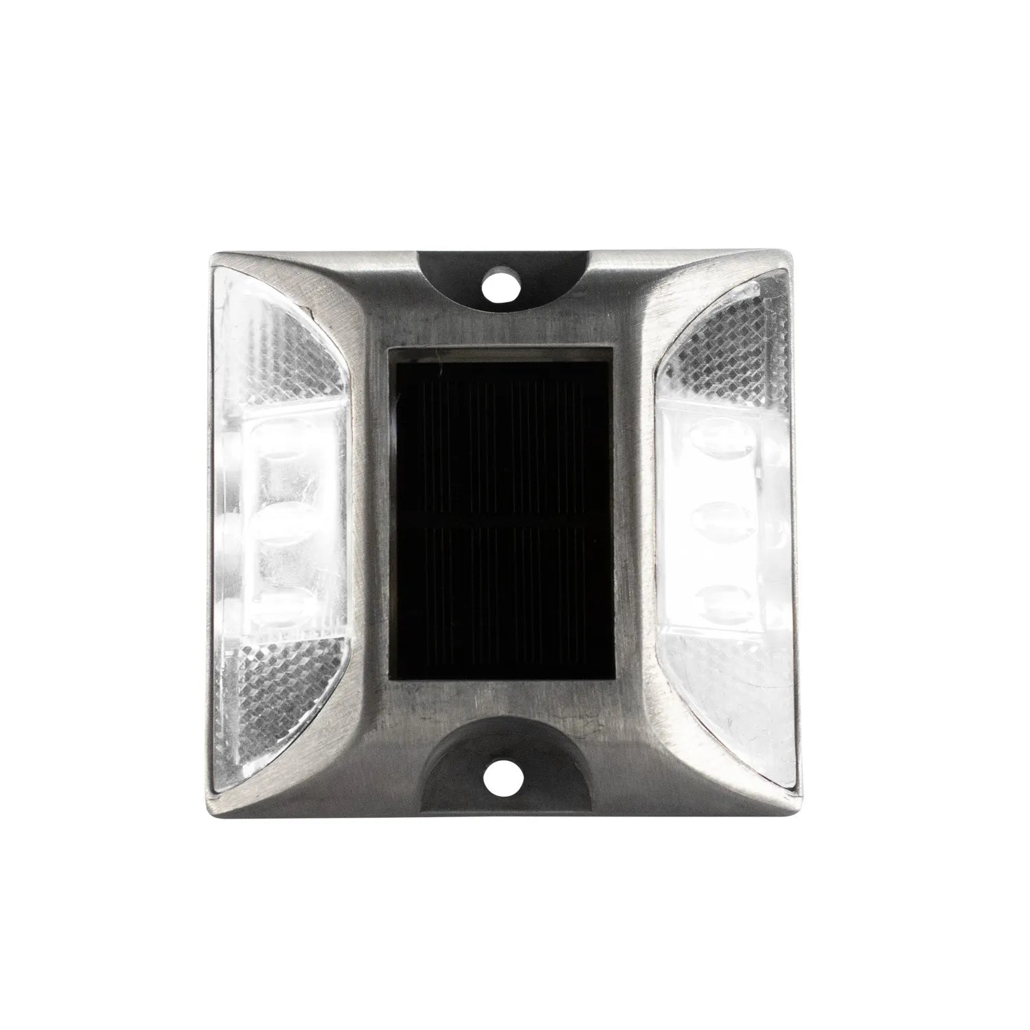 Tachinha Solar 6 LEDS - Branco - 10X10CM
