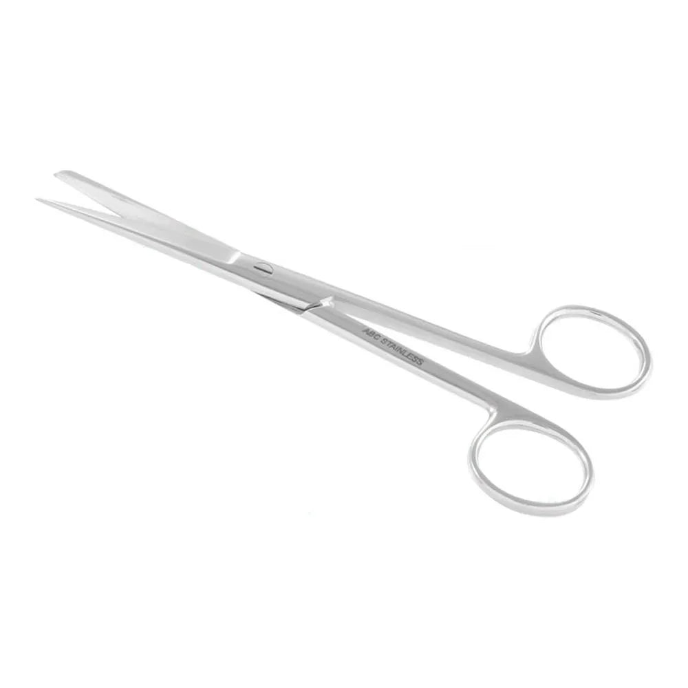 tesoura cirúrgica reta fina romba 15cm abc