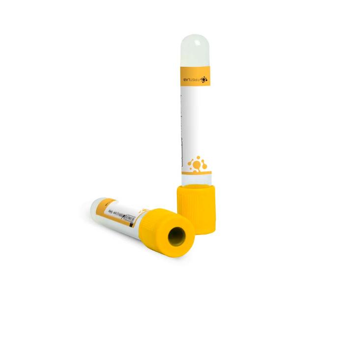 Tubo De Coleta Gel + Ativador De Coágulo 5 Ml, 13x100 Mm. 12 Rck/Cx