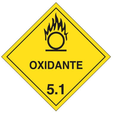 Placa Oxidante 5.1 - Sinalização de Risco