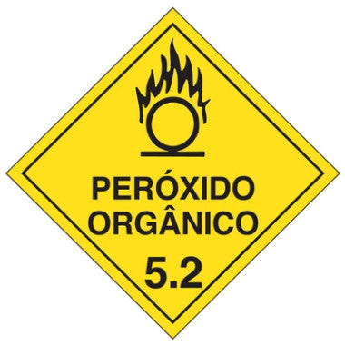 Placa de Sinalização Peróxido Orgânico 5.2 - NBR 7500