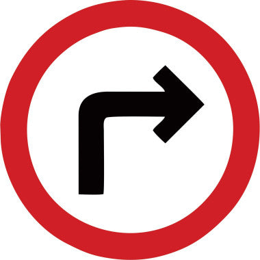 Placa de Sinalização de Trânsito - Seta Direita