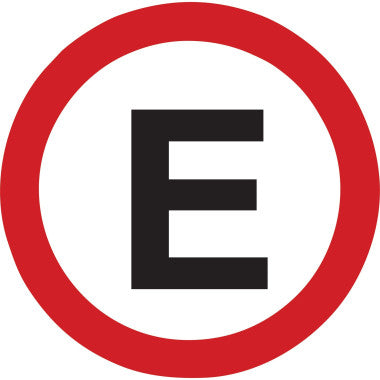 Placa de Sinalização de Estacionamento Regulamentado