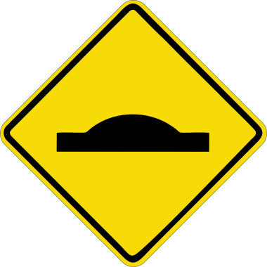 Placa de Sinalização de Saliência ou Lombada