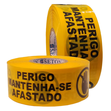 Fita de Isolamento para Áreas de Perigo - Reutilizável