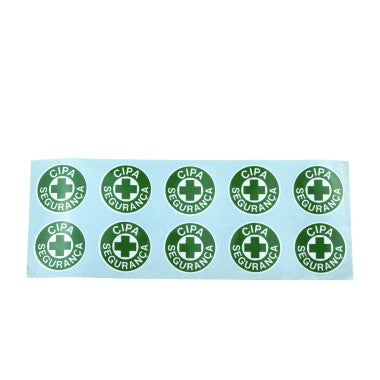 Adesivos de Identificação para Capacetes e Crachás - CIPA Segurança