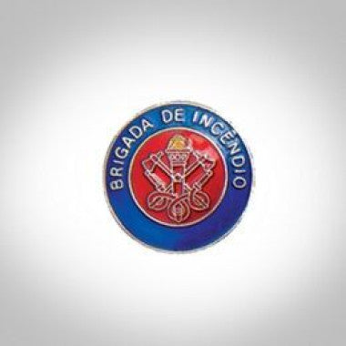 Bottom Brigada de Incêndio com Borda Azul - Identificação Profissional