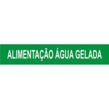 Marcador de Tubulação para Água Gelada - Pequeno Diâmetro