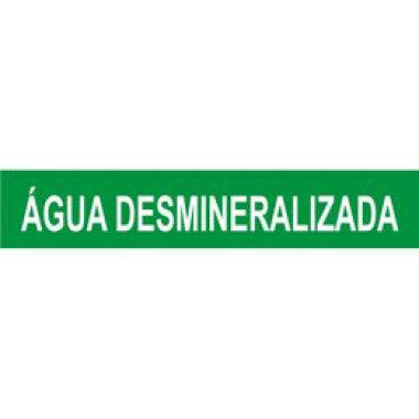 Marcador Autoadesivo de Tubulação - Água Desmineralizada