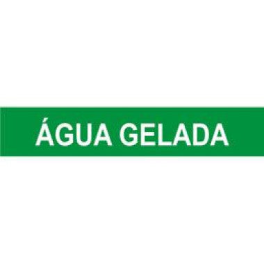 Marcador de Tubulação Externo - Água Gelada