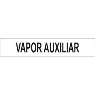 Marcador de Tubulação Externo para Vapor Auxiliar