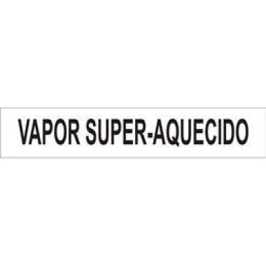 Marcador de Tubulação para Vapor Super-Aquecido - Pequeno Diâmetro