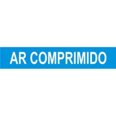 Marcador de Tubulação Autoadesivo - Ar Comprimido