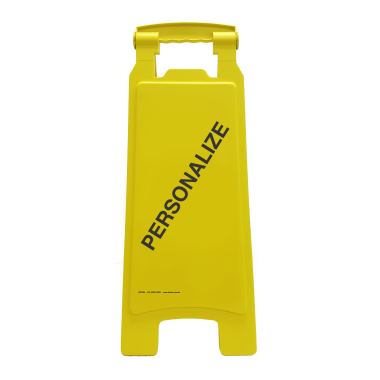 Placa de Sinalização Dobrável Personalizada em Polipropileno