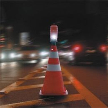 Pisca de Advertência com LED para Sinalização Noturna