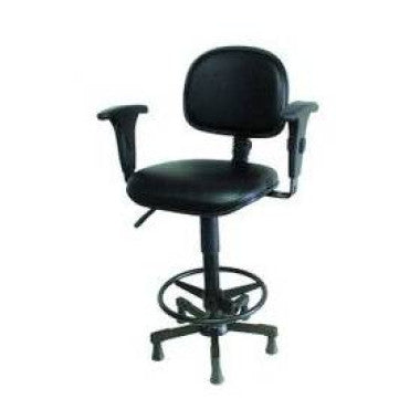 Cadeira Ergonômica com Pistão a Gás para Produção