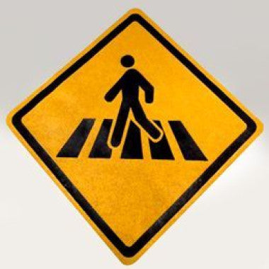 Sinalização de Piso para Travessia de Pedestres - Quadrada