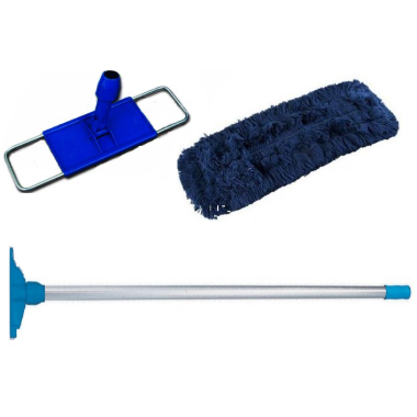 Sistema Mop Pó para Limpeza Eficiente de Pisos e Paredes