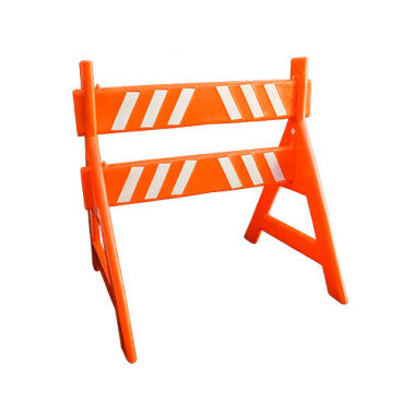 Cavalete Plástico Econômico Laranja e Branco