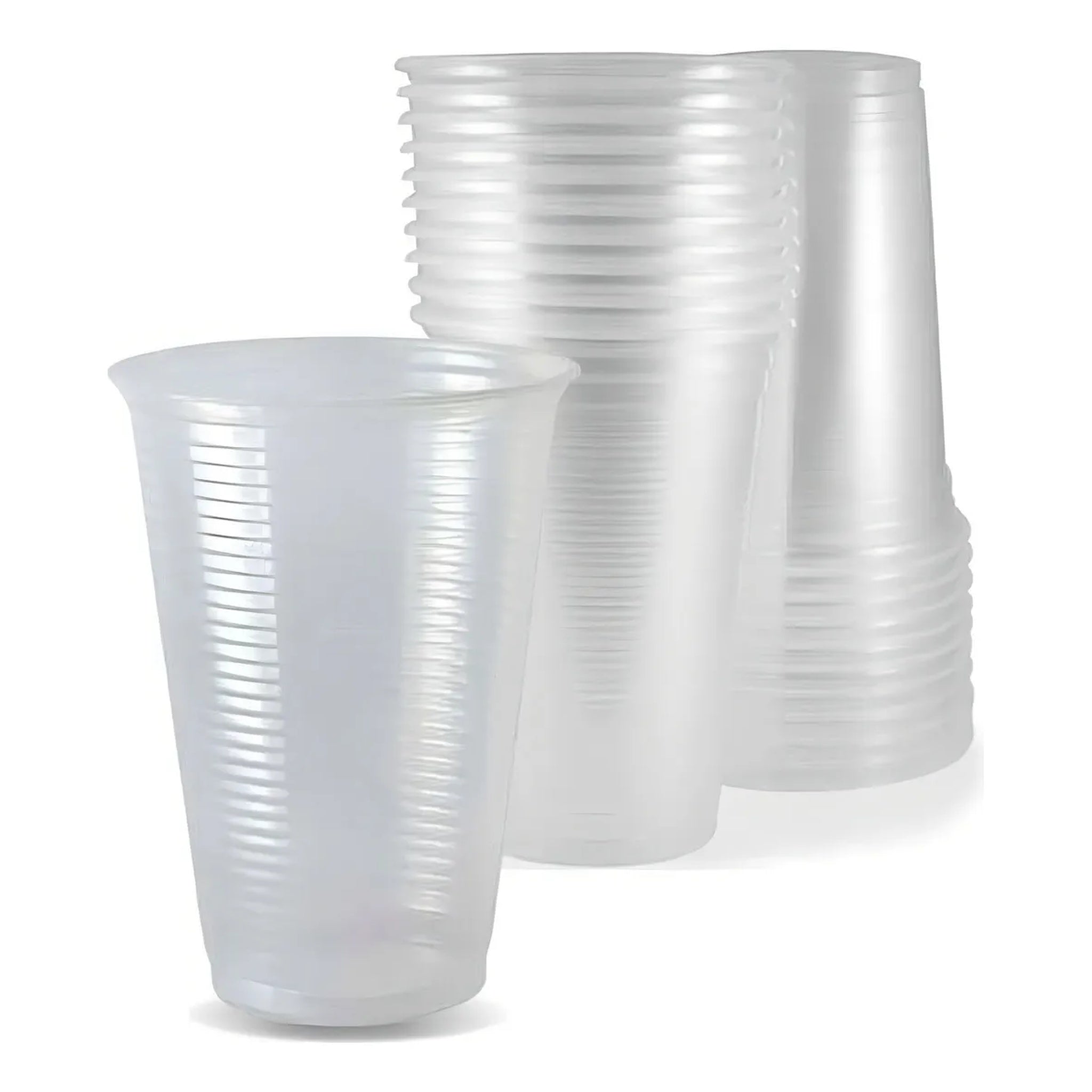 Copo Plástico Descartável Para Água 200ml e 180ml (PP ou PS | Branco ou Transparente)