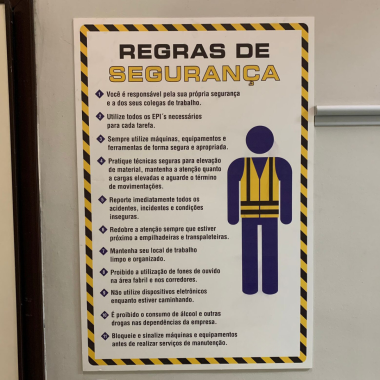 Sinalização Personalizada em PVC Expandido