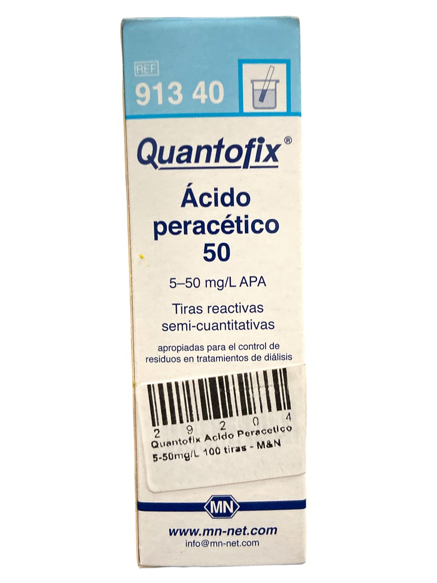 Quantofix Acido Peracetico 5 50Mg L 100 Tiras M N 1175 4